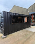 20ft Luxury Food Kiosk Shipping Container