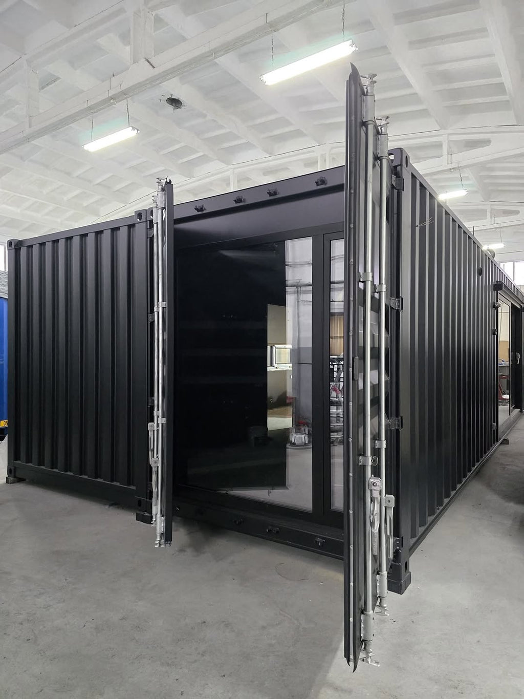 Modern Black Container Office / Studio