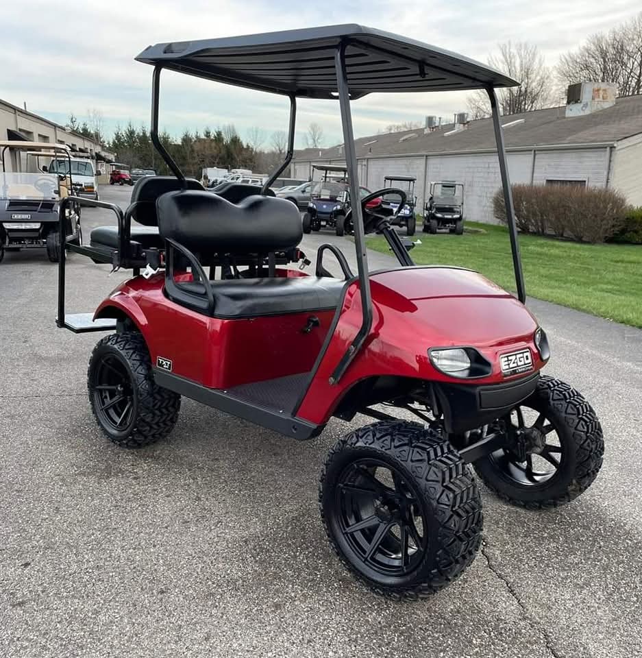 Custom E-Z-GO TXT 48V Lifted Electric Golf Cart