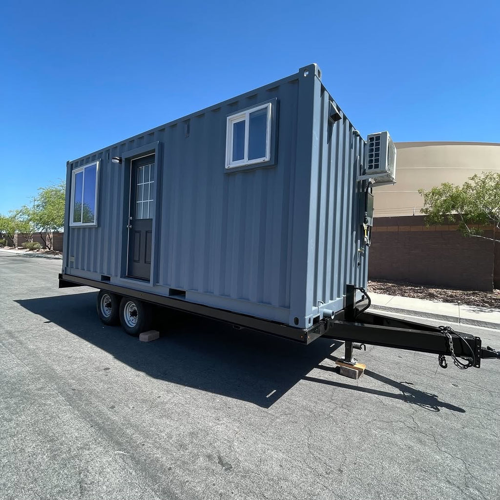 20ft Mobile Office Container on Trailer | Portable Site Office
