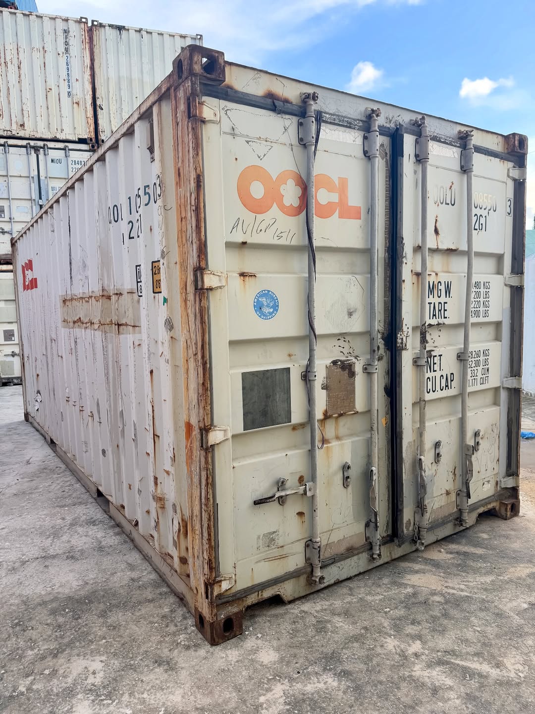 20ft / 6m Used General Purpose Shipping Container