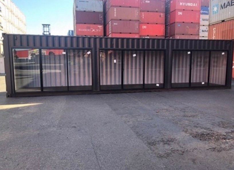 40ft / 12m Glass-Front Office Container
