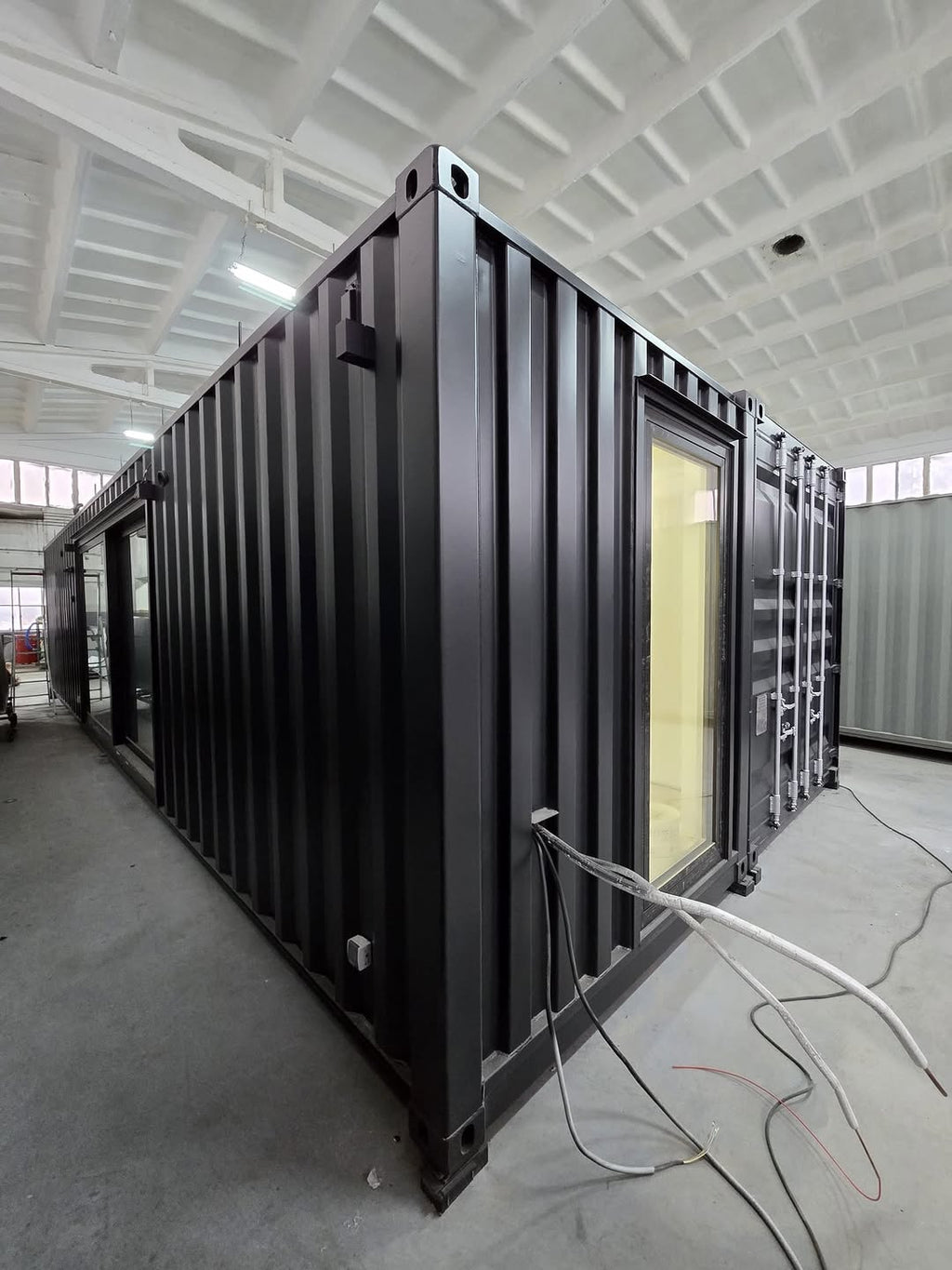 Modern Black Container Office / Studio