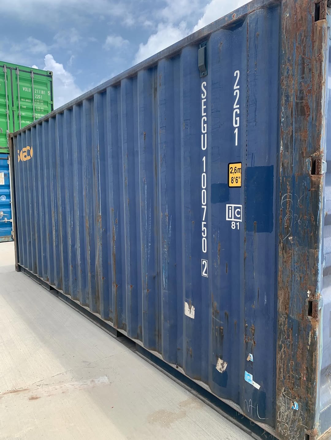 20ft / 6m Used General Purpose Shipping Container