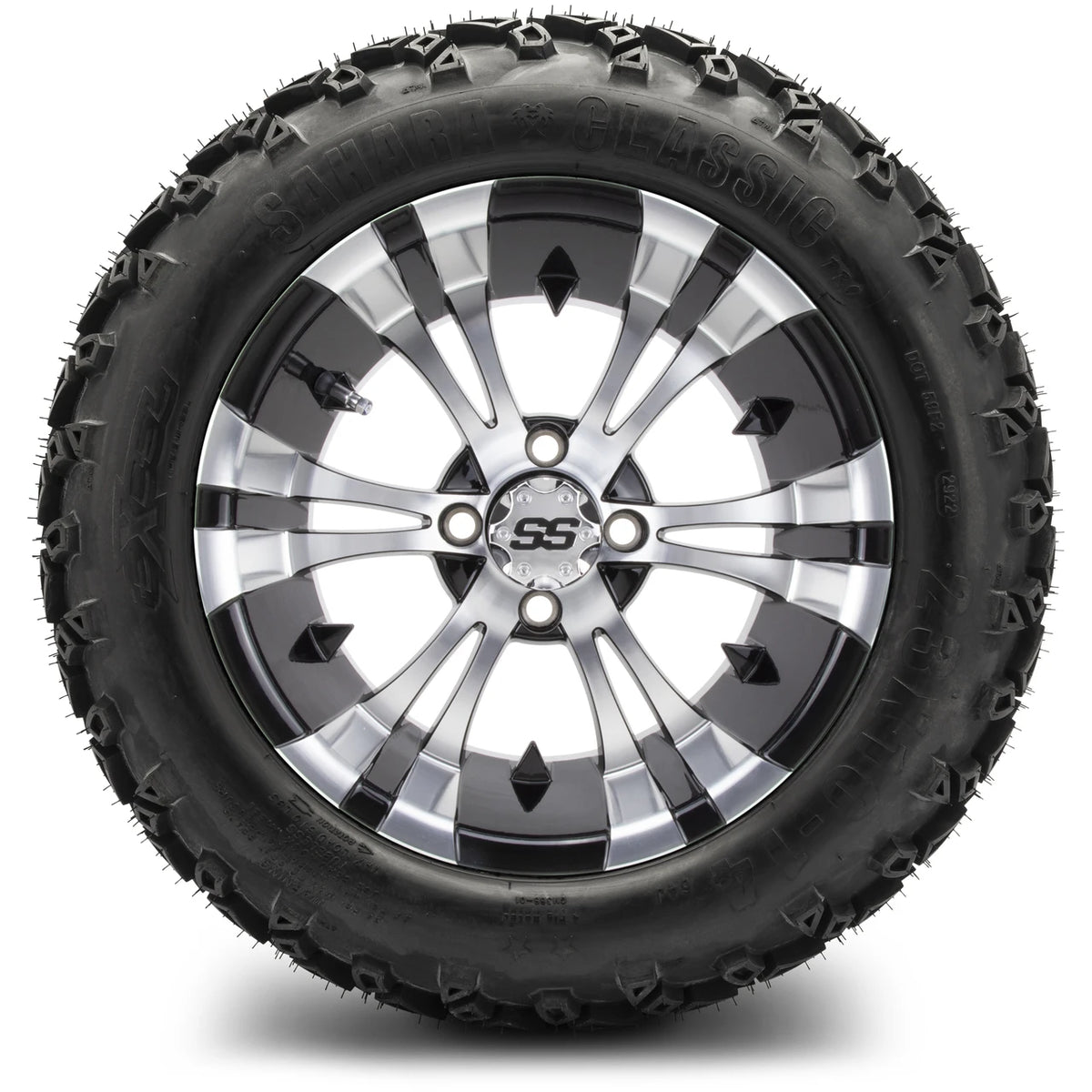 MODZ® 14" Vampire Machined Black – Lifted Tire & Wheel Combo
