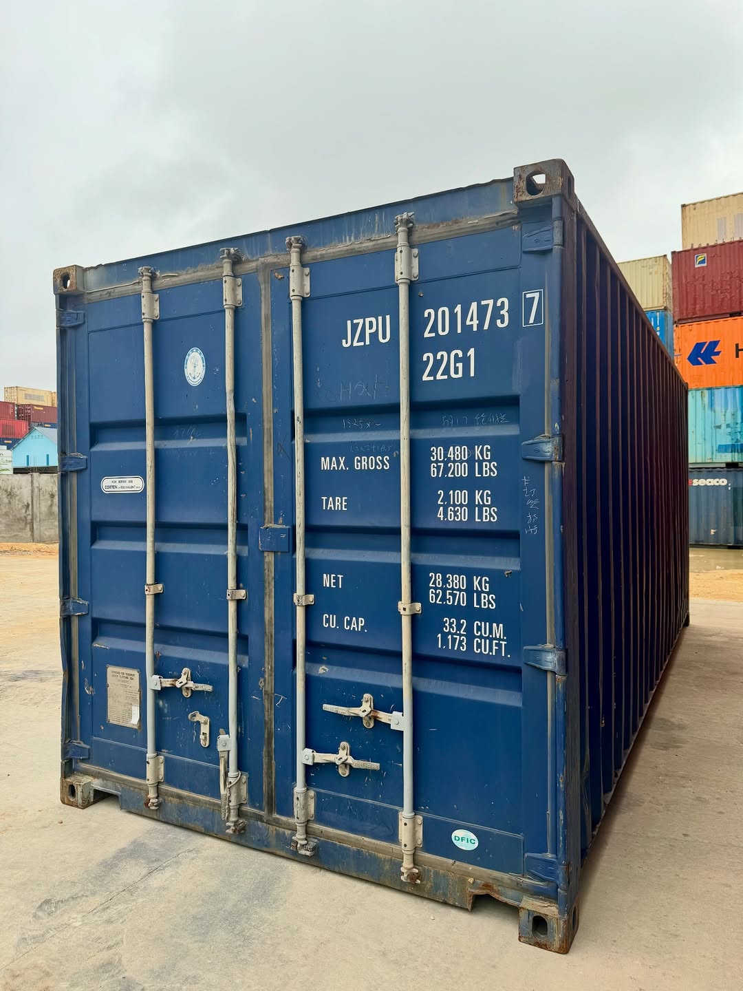 20ft / 6m Used General Purpose Shipping Container