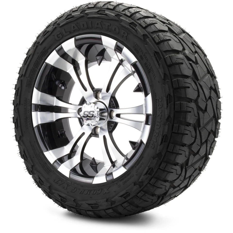 MODZ® 14" Vampire Machined Black – Lifted Tire & Wheel Combo