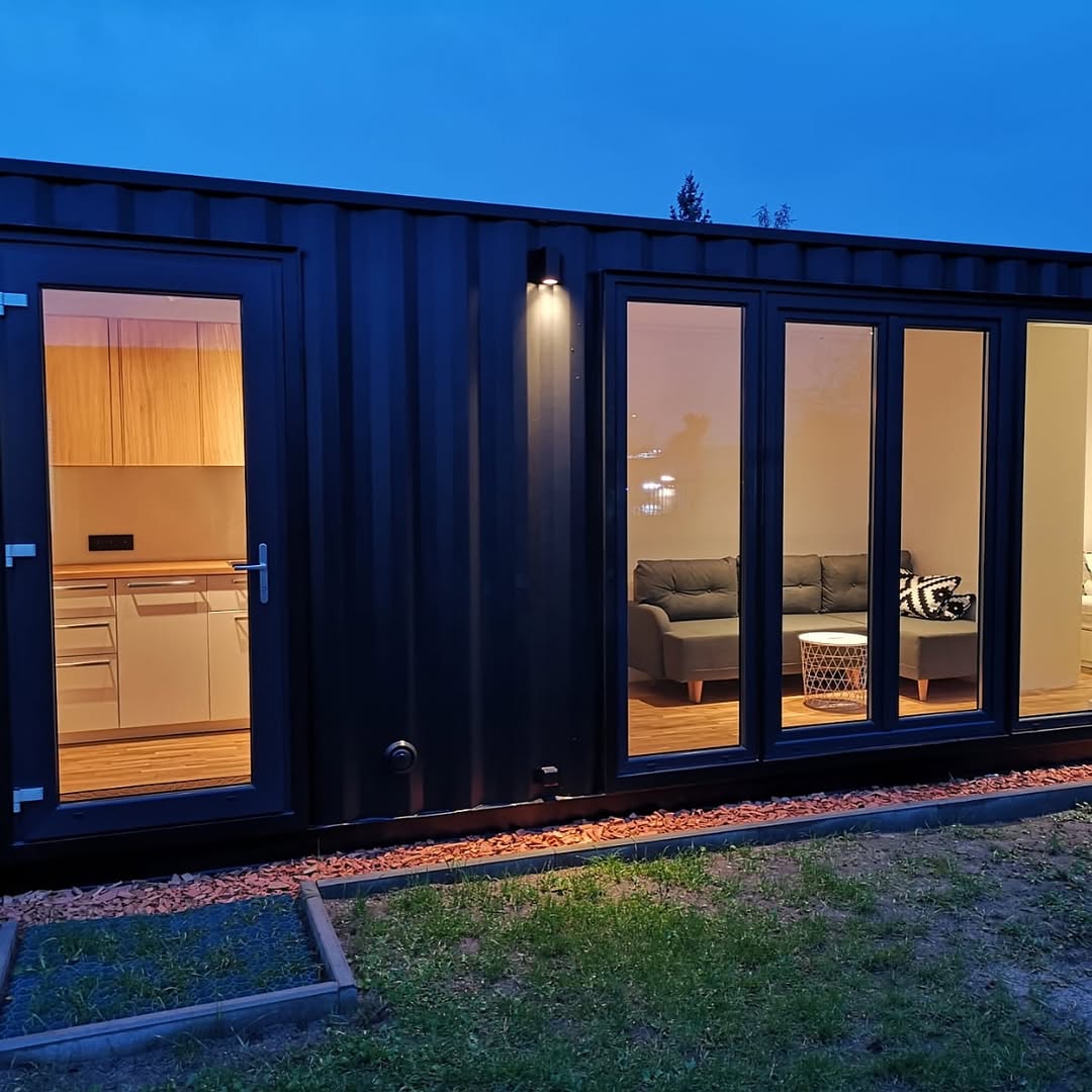 40ft (12m) Luxury Studio Container | Modern Modular Living Unit