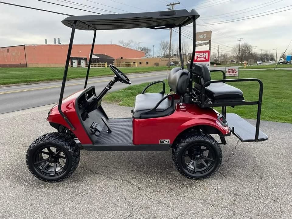 Custom E-Z-GO TXT 48V Lifted Electric Golf Cart
