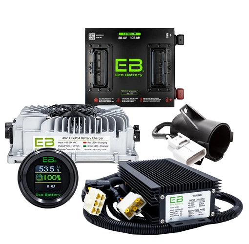 Eco Battery 36V (38V) 105Ah Gen3 Golf Cart Lithium Battery Bundle
