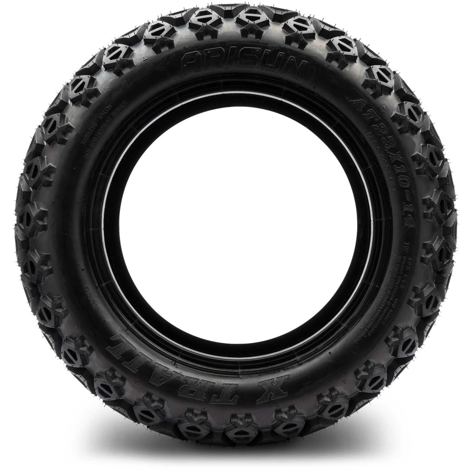 Arisun X-Trail All Terrain Golf Cart Tires – 23x10-14 Set of 4