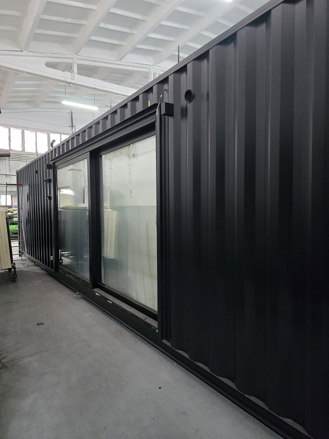 Modern Black Container Office / Studio