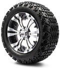 MODZ® 14" Vampire Machined Black – Lifted Tire & Wheel Combo