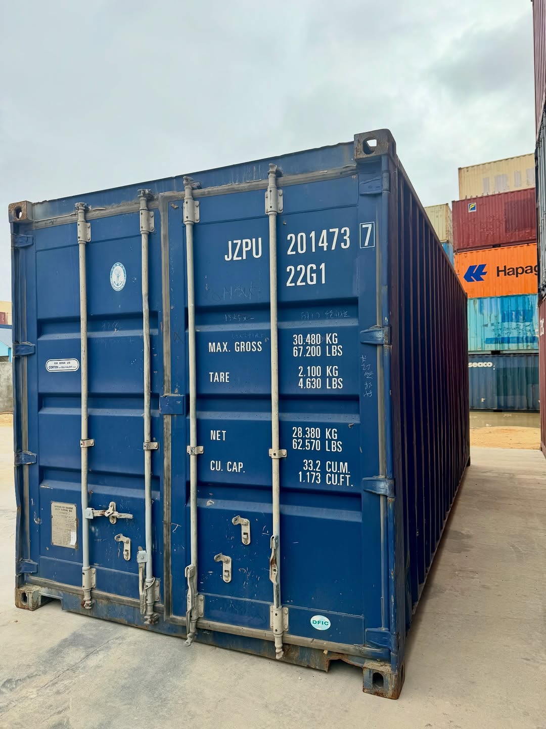20ft / 6m Used General Purpose Shipping Container