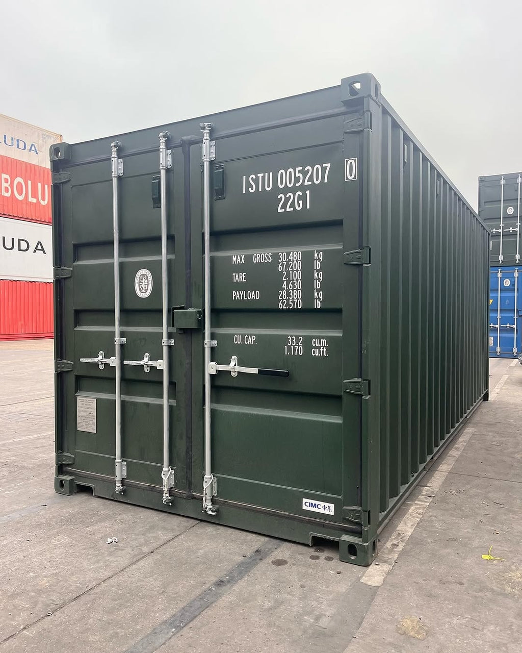 6m (20ft) Dry Storage Shipping Container | Secure Steel Storage Solution