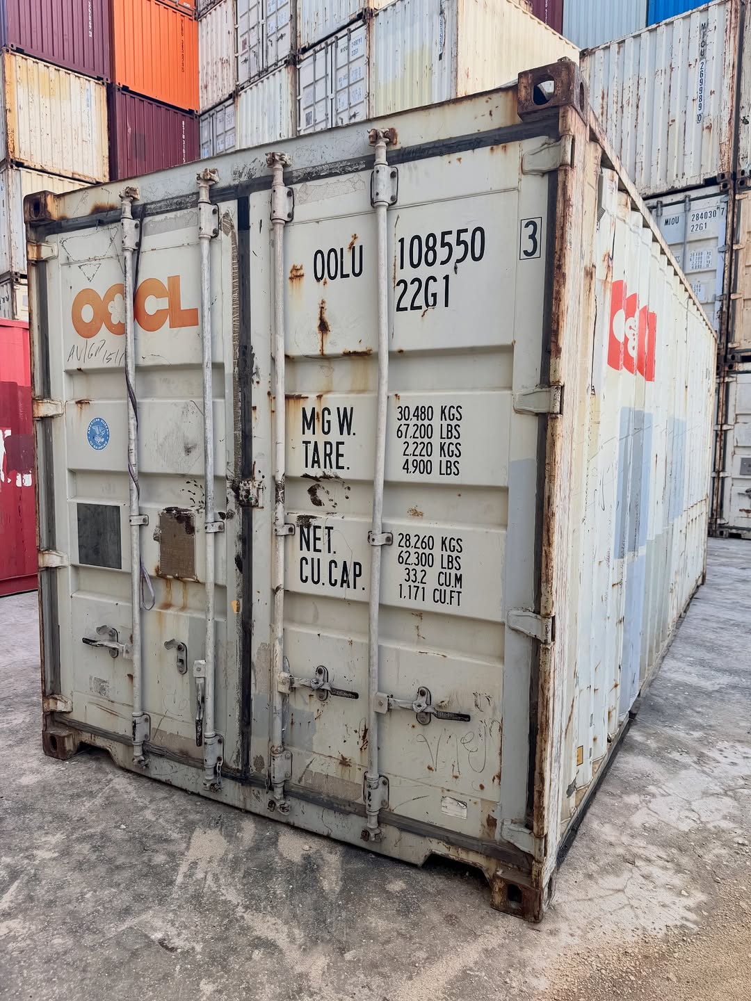 20ft / 6m Used General Purpose Shipping Container