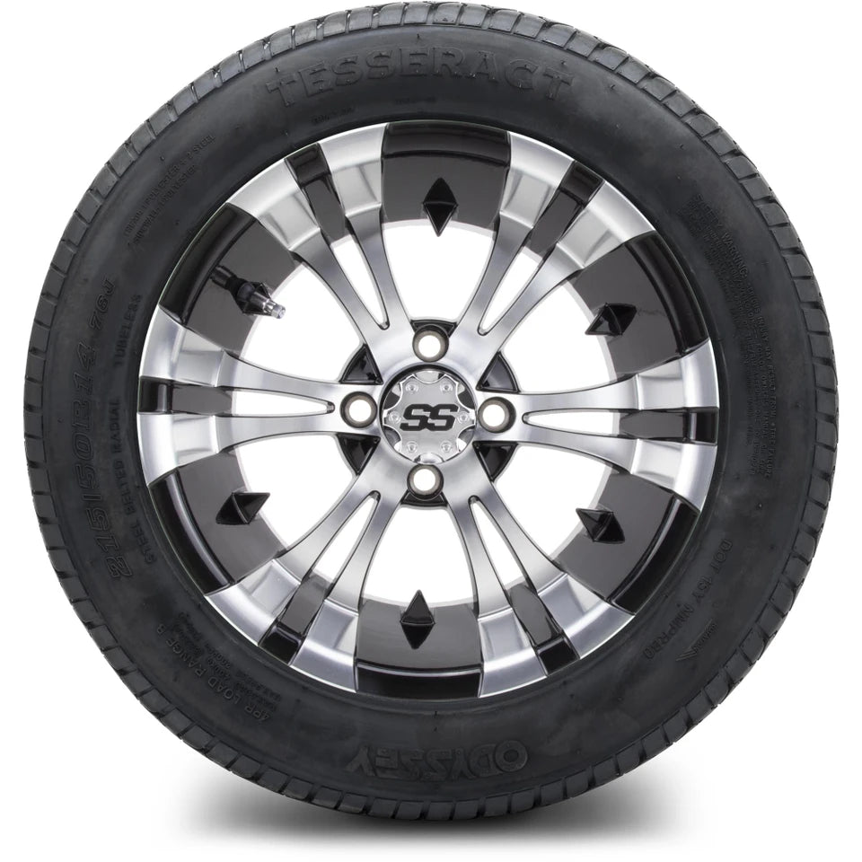 MODZ® 14" Vampire Machined Black – Lifted Tire & Wheel Combo