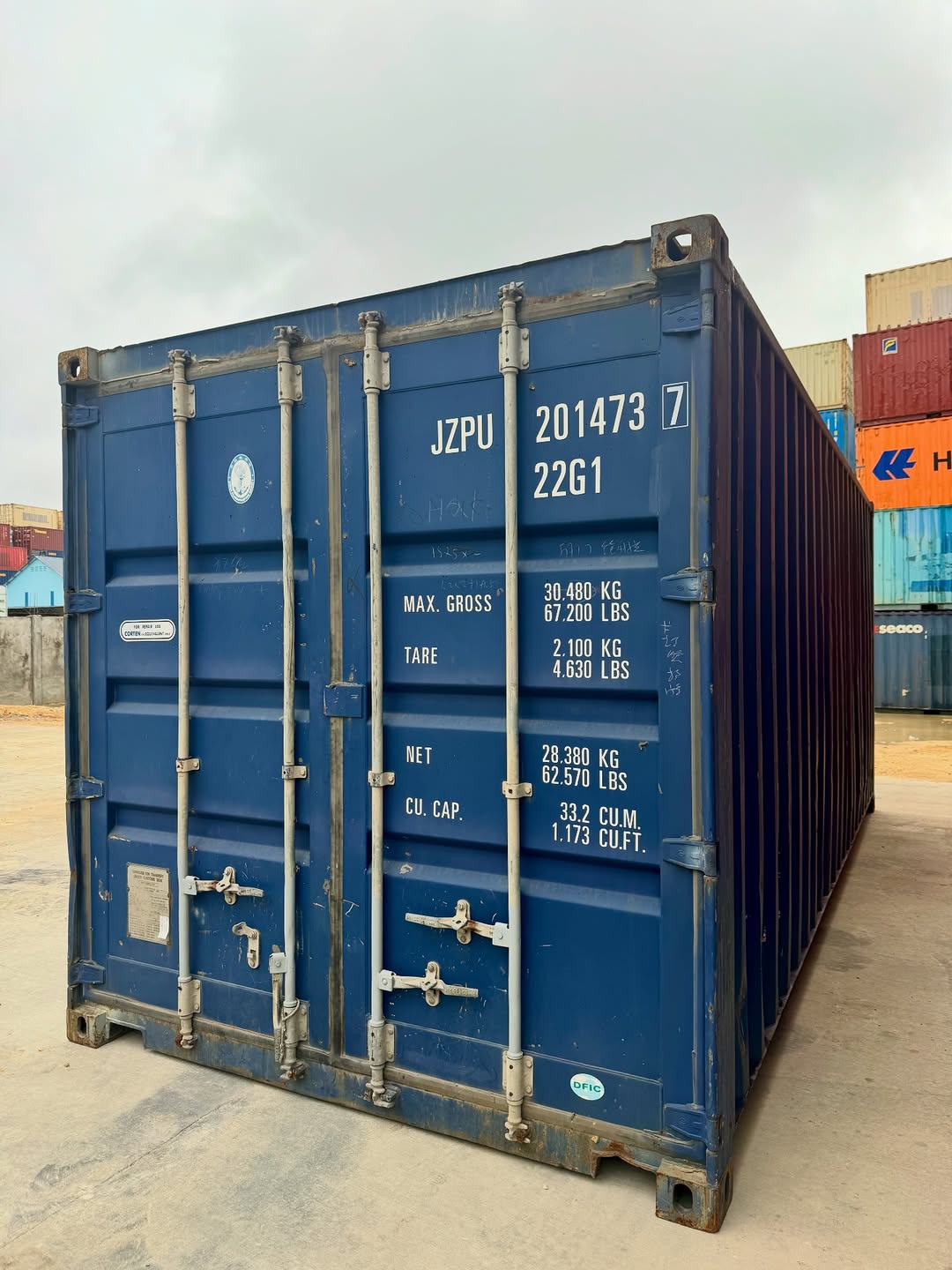 20ft / 6m Used General Purpose Shipping Container