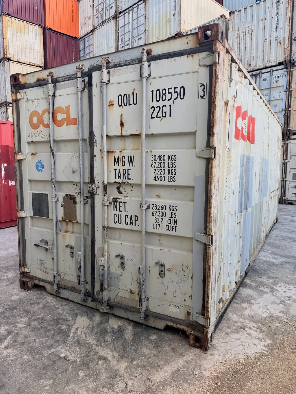 20ft / 6m Used General Purpose Shipping Container