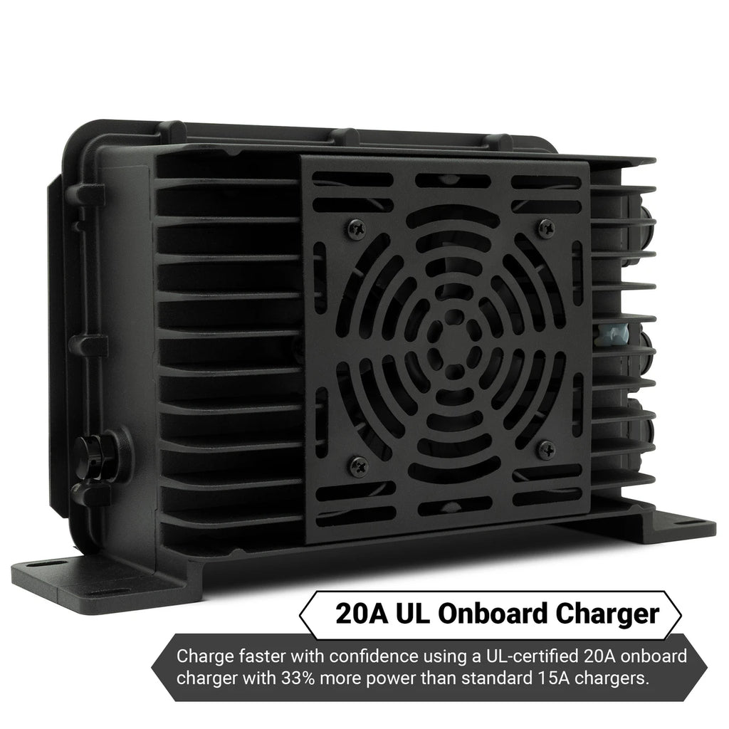 MODZ® Universal 48V (51.2V) 105Ah Nano Lithium Golf Cart Battery Bundle