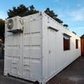 12m / 40ft White Shipping Container with Windows & Air Conditioning