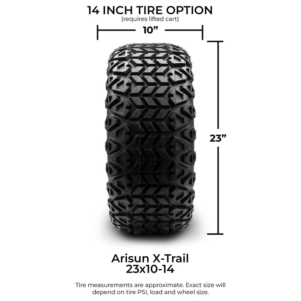 MODZ® 14" Vampire Machined Black – Lifted Tire & Wheel Combo