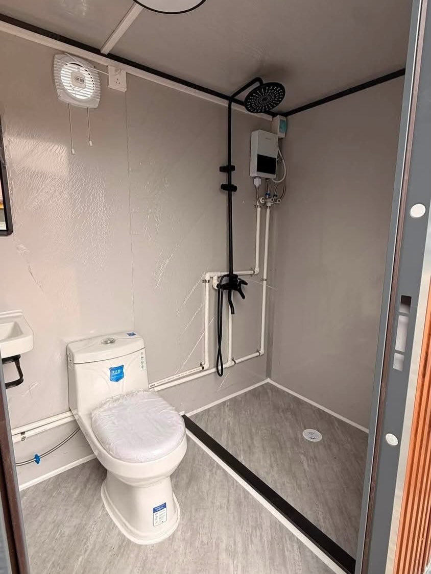 6m/20ft Portable Prefabricated Shower & Toilet Ablution Unit
