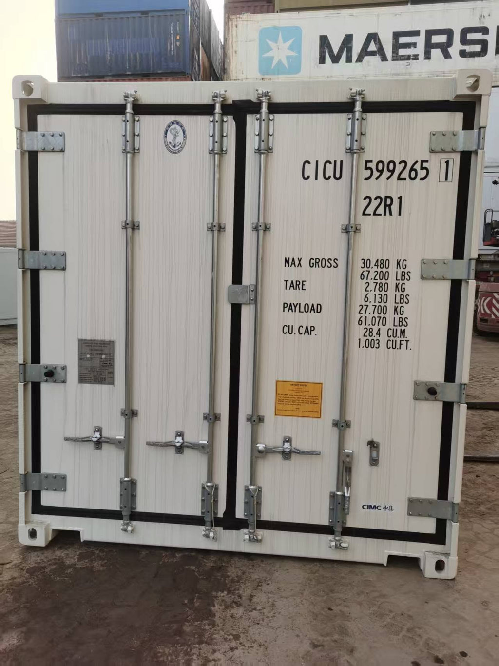 6m / 20ft Refrigerated Reefer Container – Thermo King