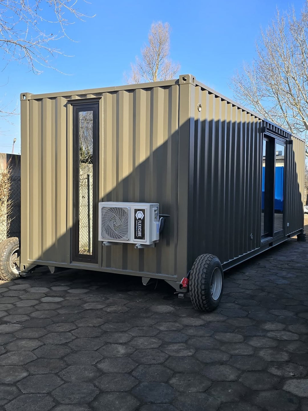 Mobile Container Office / Accommodation Unit on Wheels