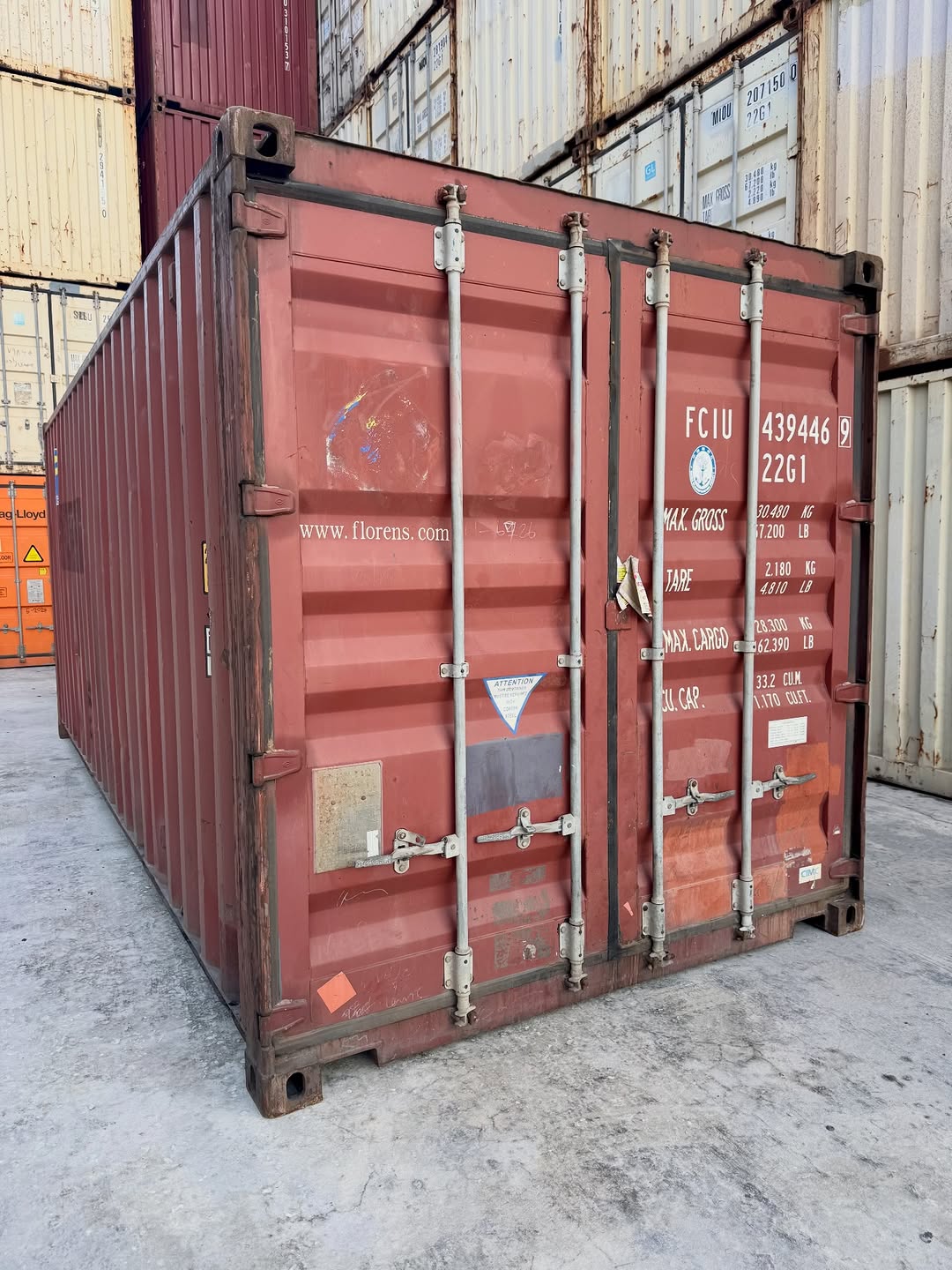 20ft / 6m Used General Purpose Shipping Container